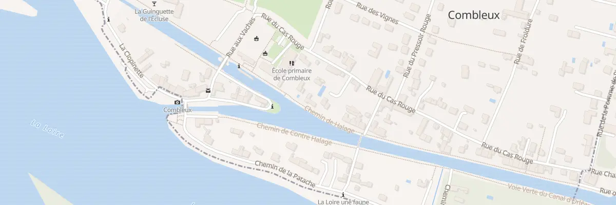 Plan du 5003 Che de Halage à Combleux