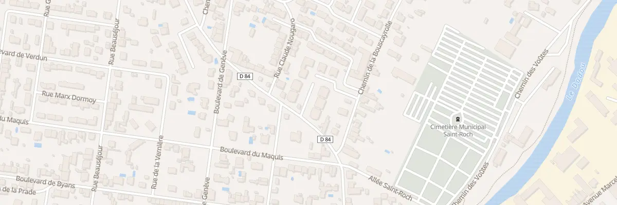 Plan du 8 Av de l’Egalité à Graulhet