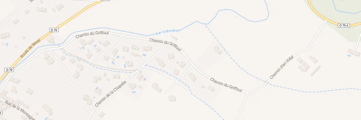 Plan du 2 Lot Le Clos d’En Vidal à Vaudreuille
