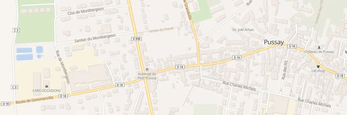 Plan du 104 Rue Etienne Laurent à Pussay