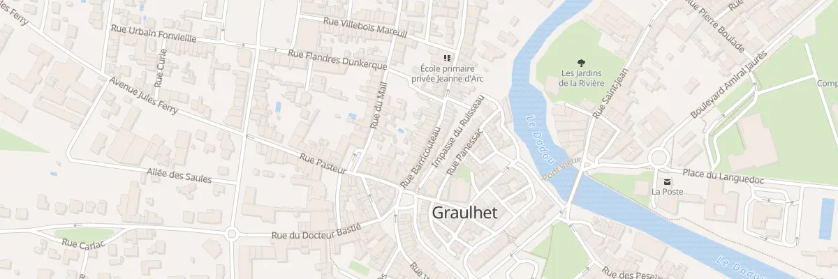 Plan du 17 Rue Barricouteau à Graulhet