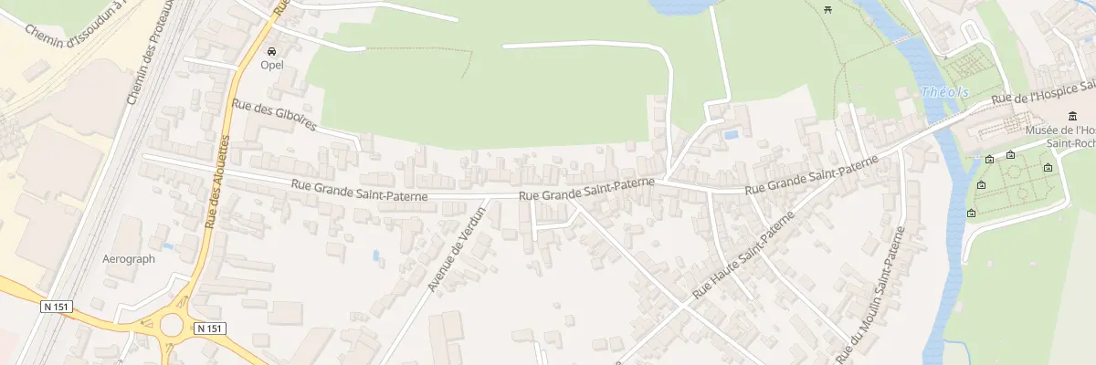 Plan du 82 Rue Grande Saint-Paterne à Issoudun