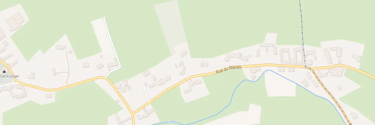 Plan du 11 Rue du Marais à Ergny