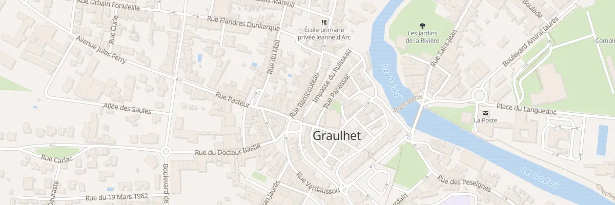 Plan du 10 Rue Barricouteau à Graulhet