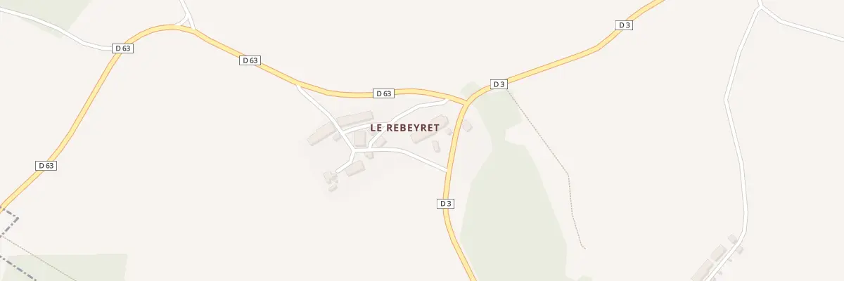 Plan du 6 Le Rebeyret à Roches