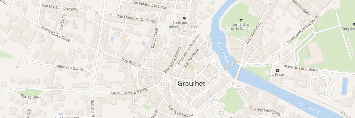 Plan du 18 Rue Barricouteau à Graulhet