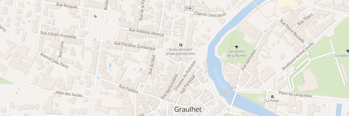 Plan du 41 Rue Barricouteau à Graulhet