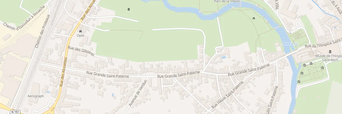 Plan du 80 Rue Grande Saint-Paterne à Issoudun
