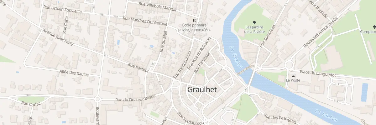 Plan du 20 Rue Barricouteau à Graulhet