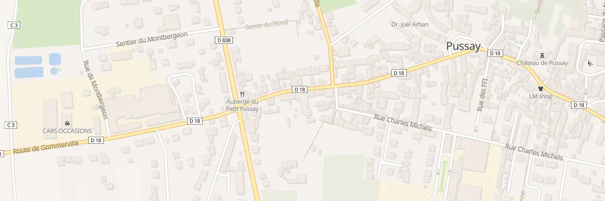 Plan du 141 Rue Etienne Laurent à Pussay