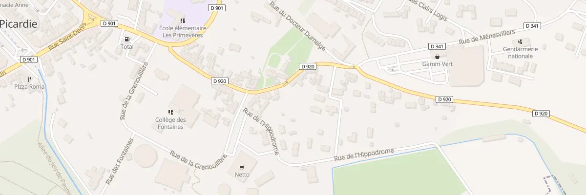 Plan du 26 Rue Notre-dame à Poix-de-Picardie