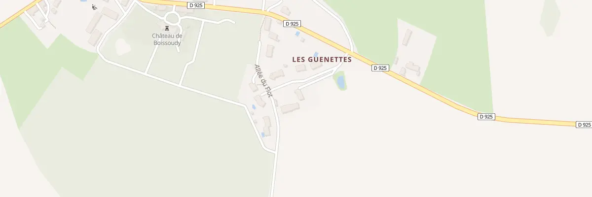 Plan du 5043 Les Guenettes à Bommiers