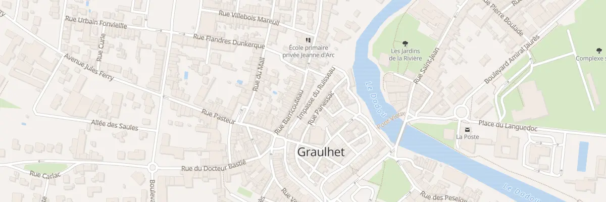 Plan du 24 Rue Barricouteau à Graulhet