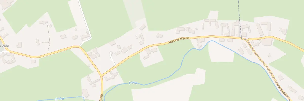 Plan du 14 Rue du Marais à Ergny