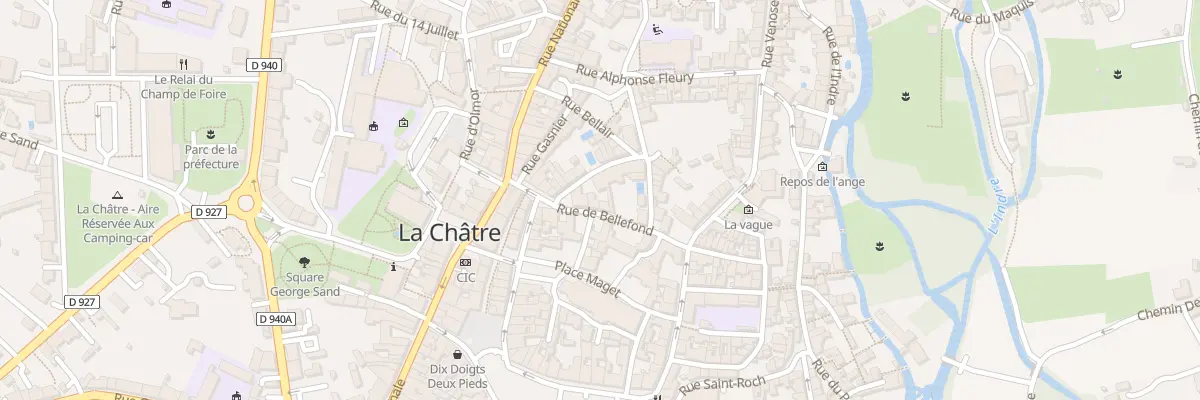 Plan du 3 Rue de Bellefond à La Châtre