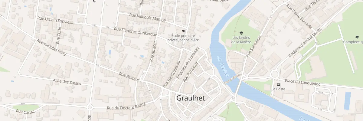 Plan du 30 Rue Barricouteau à Graulhet