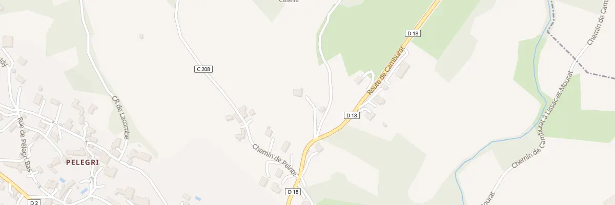 Plan du 317 Rte de Camburat à Lissac-et-Mouret