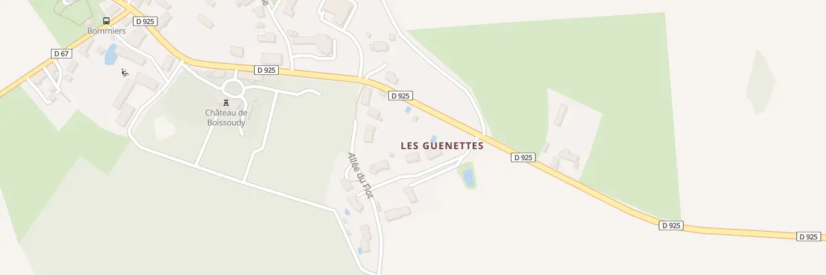 Plan du 5 Communal du Flot à Bommiers