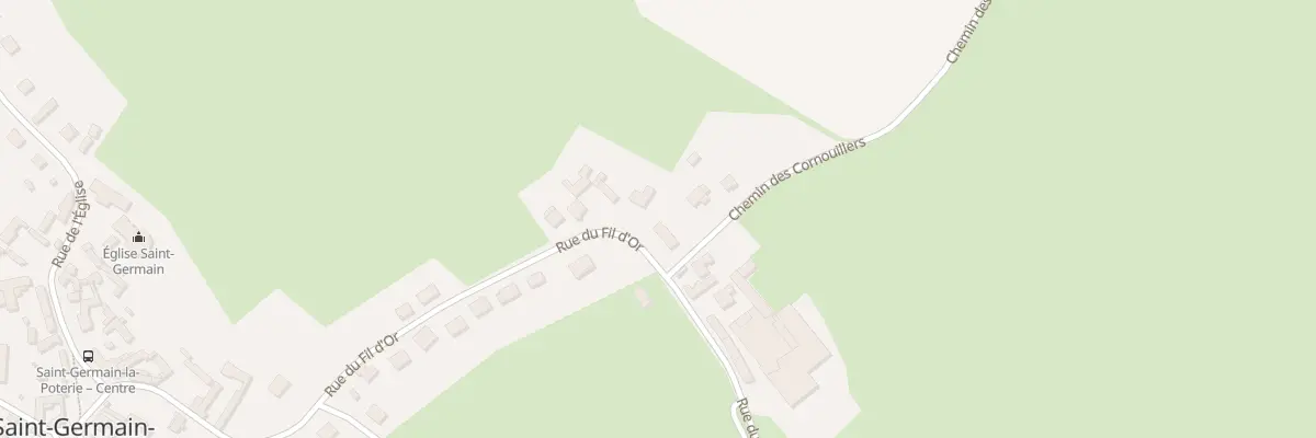 Plan du 25 Rue du Fil d’Or à Saint-Germain-la-Poterie