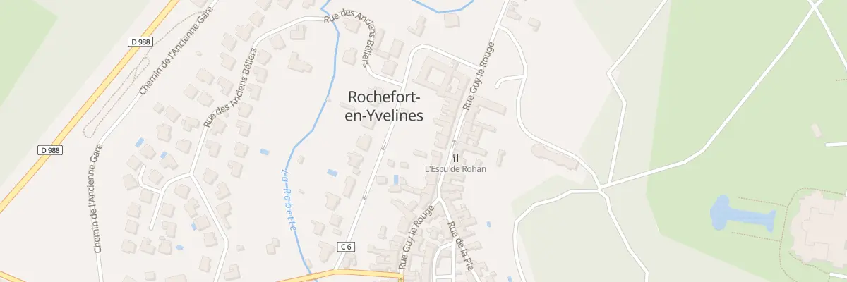 Plan du 14 Rue Guy le Rouge à Rochefort-en-Yvelines