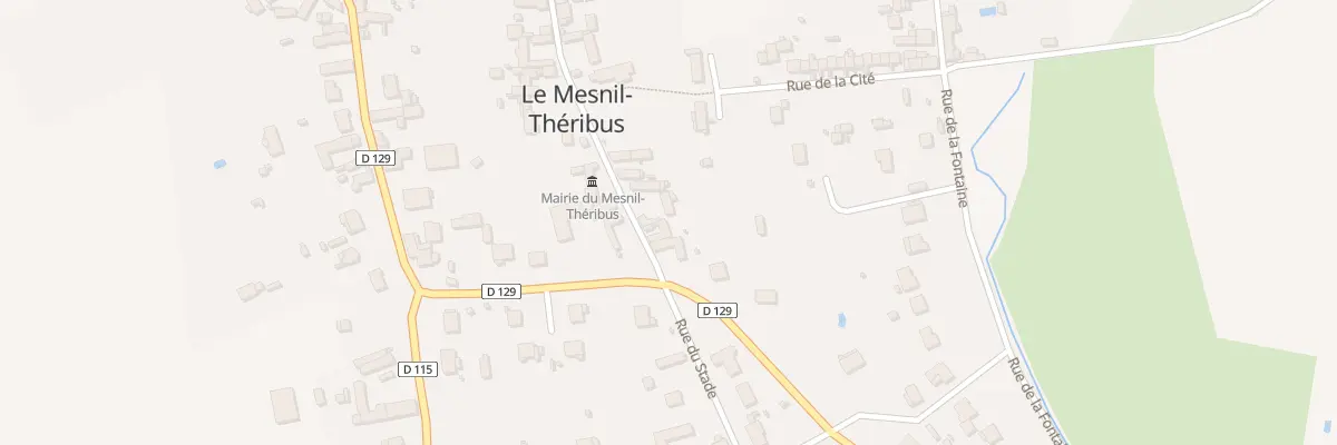 Plan du 4 Rue de la Mairie au Mesnil-Théribus