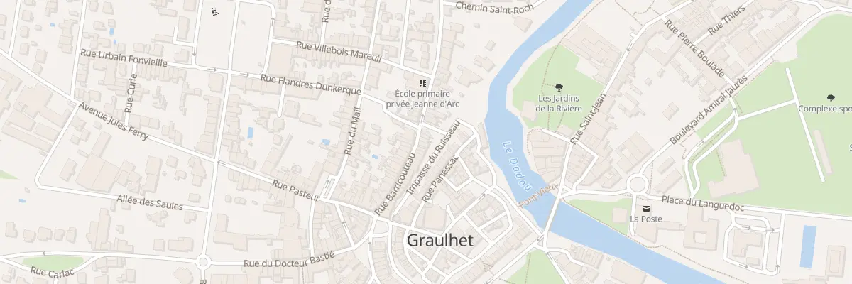 Plan du 38 Rue Barricouteau à Graulhet