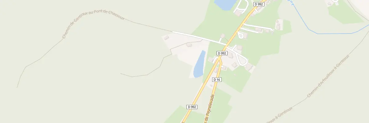 Plan du 8 Rte de Limoges à Gentioux-Pigerolles