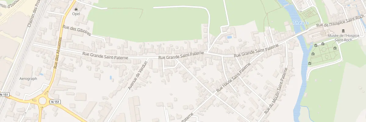 Plan du 71 Rue Grande Saint-Paterne à Issoudun