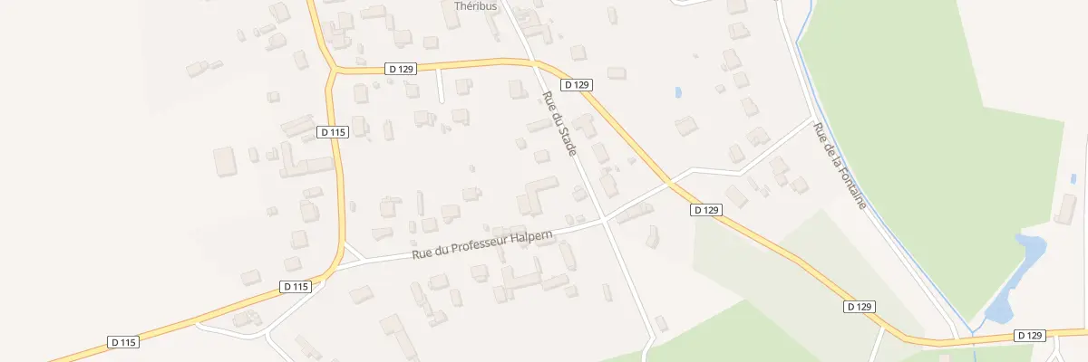 Plan du 9 Rue du Professeur Halpern au Mesnil-Théribus