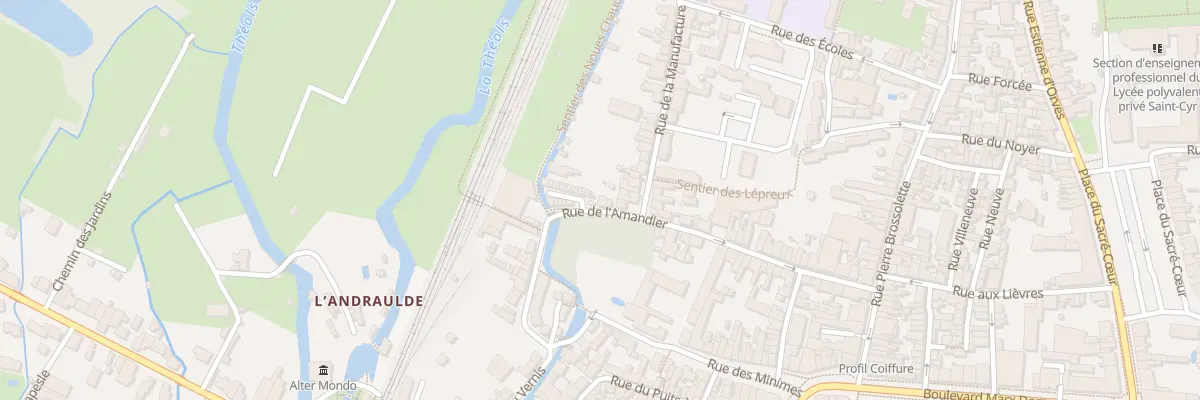 Plan du 36 Rue de l’Amandier à Issoudun
