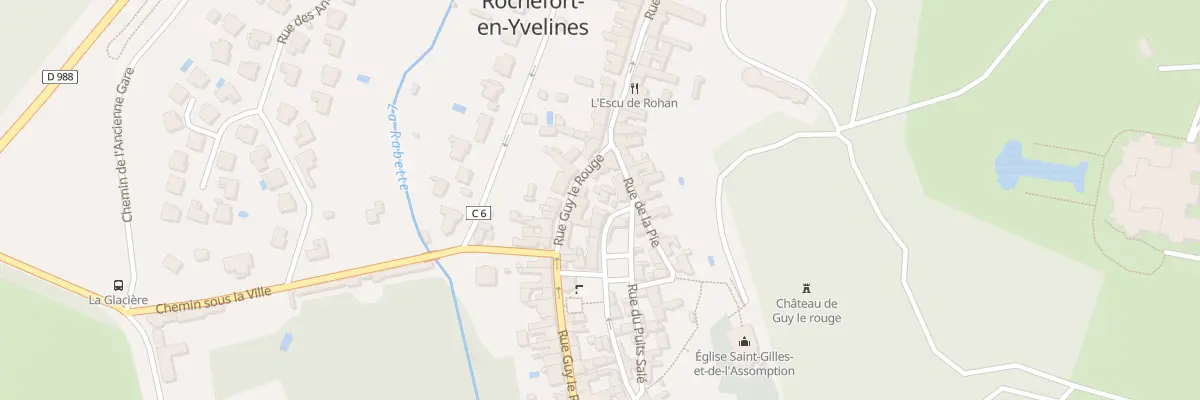 Plan du 23 Rue Guy le Rouge à Rochefort-en-Yvelines
