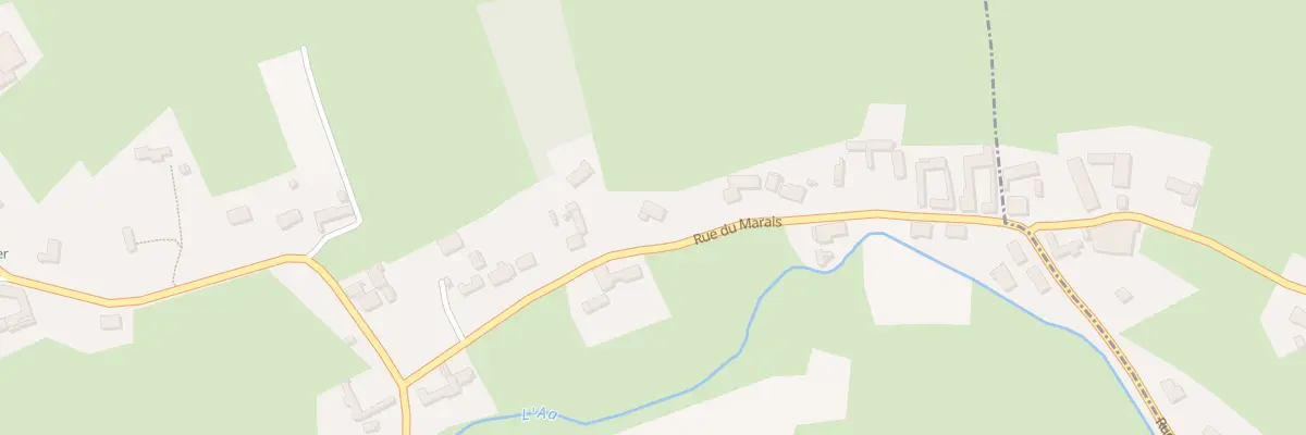 Plan du 13 Rue du Marais à Ergny
