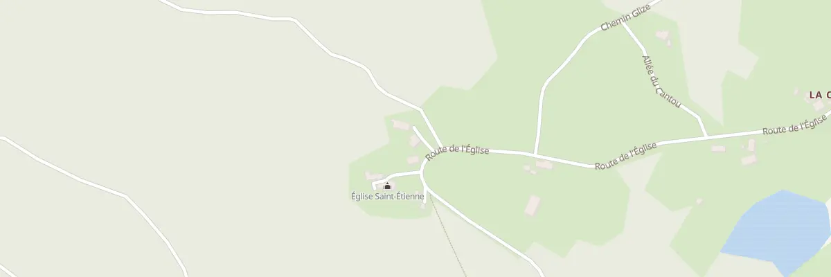 Plan du 864 Rte de l’Église à Gros-Chastang