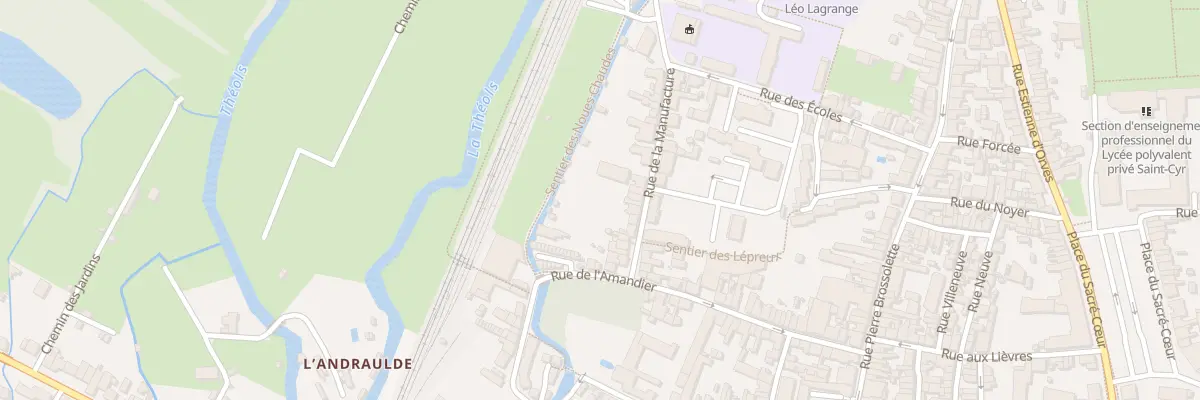 Plan du 15 Rue de la Manufacture à Dunet