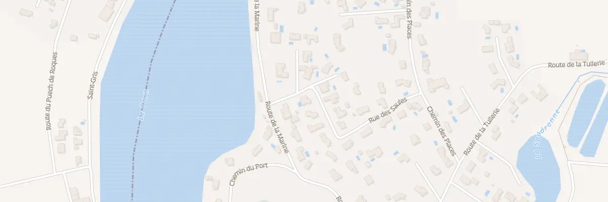 Plan du 11 Rue de la Roseliere à Lagrave