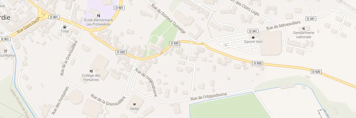 Plan du 34 Rue Notre-dame à Poix-de-Picardie