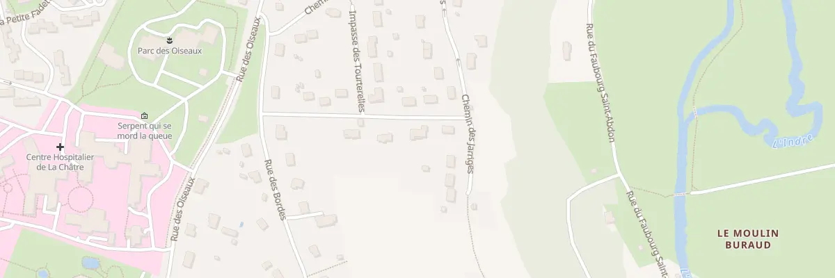 Plan du 8 Che des Jarriges à La Châtre