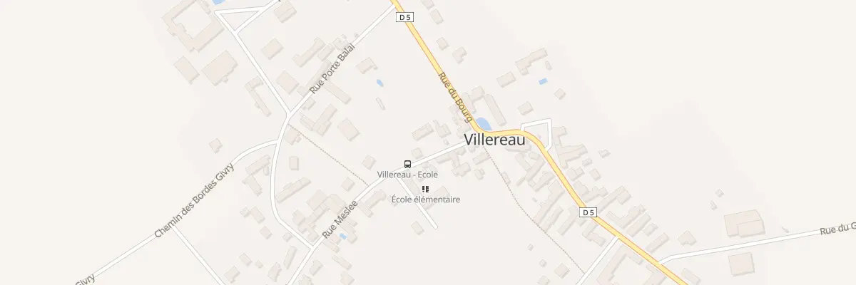 Plan du 10 Rue Meslee à Villereau