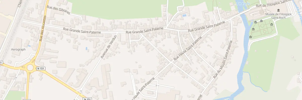 Plan du 25 Rue de l’Orme Saint-paterne à Issoudun