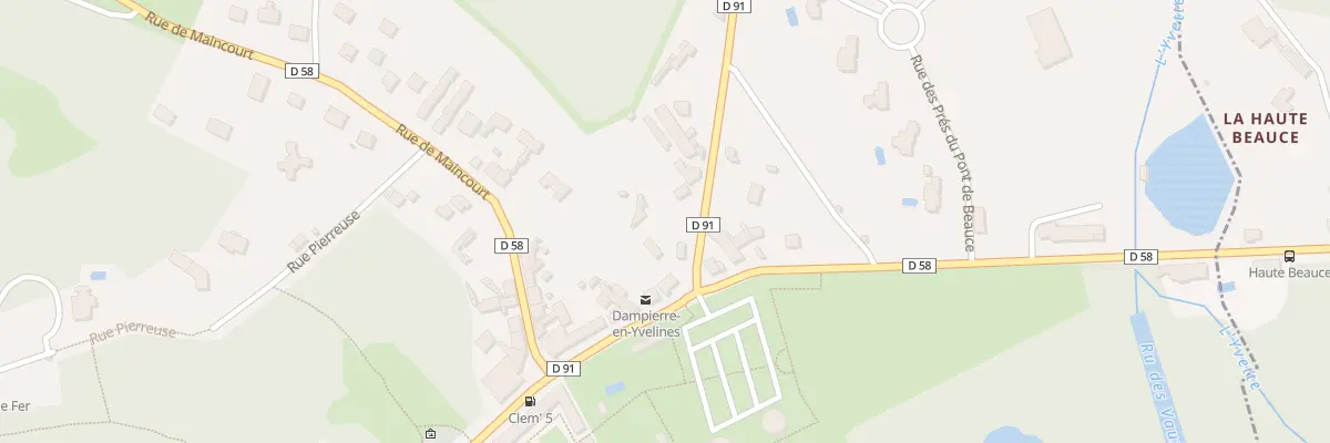 Plan du 2 Rte de Versailles à Dampierre-en-Yvelines