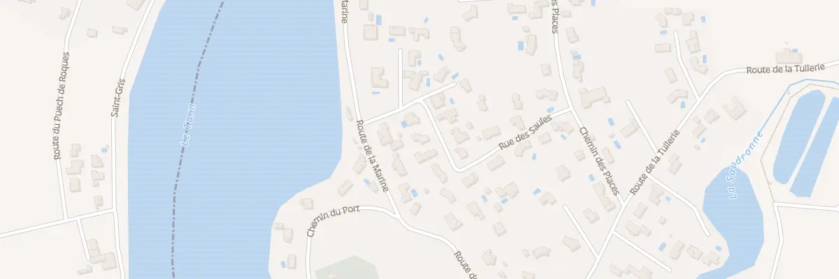 Plan du 9 Rue de la Roseliere à Lagrave