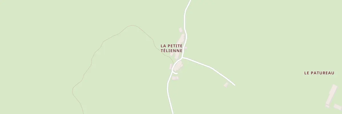 Plan du 58 La Petite Telienne à Pouligny-Notre-Dame