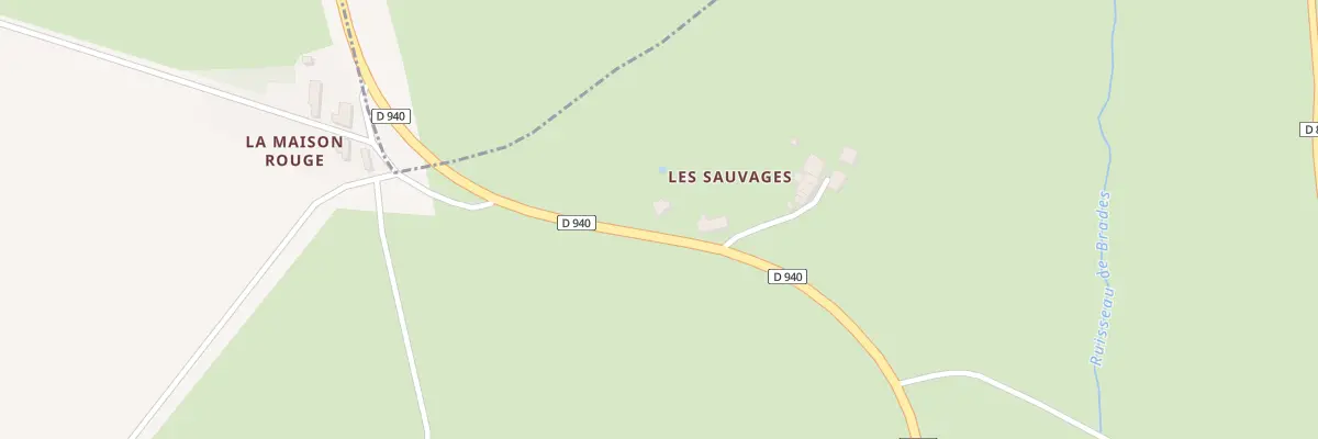Plan du 1 Les Sauvages. à Genouillac