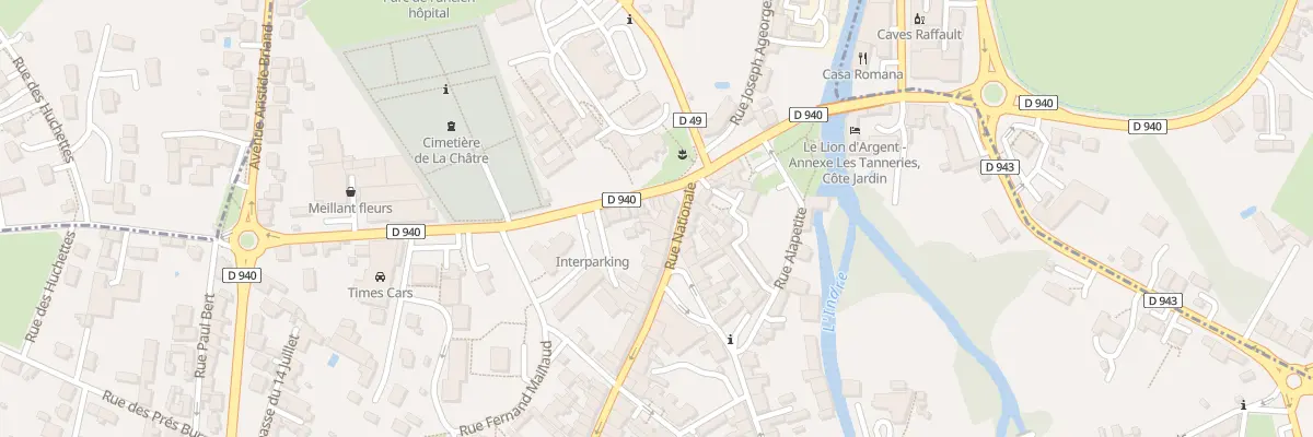 Plan du 18 Rue Nationale à La Châtre