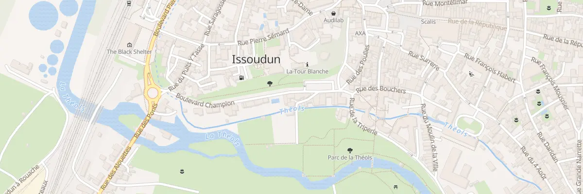 Plan du 15 Bd Champion à Issoudun