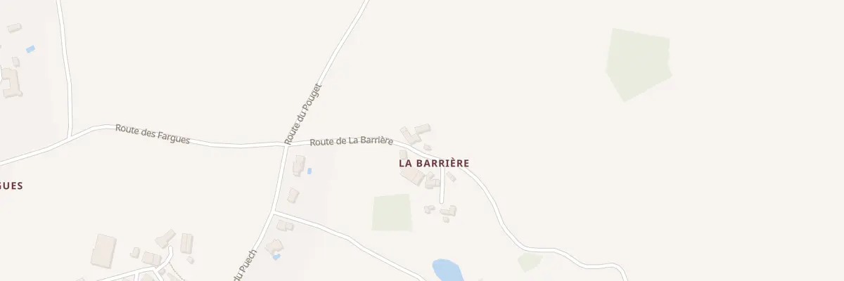 Plan du 5142 La Barriere à Sainte-Croix