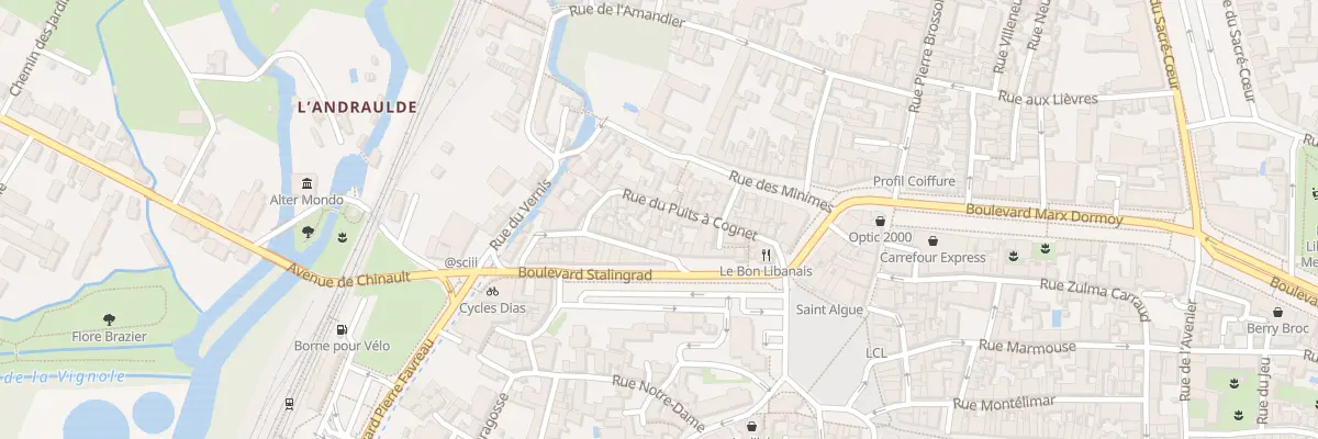 Plan du 5 Rue du Puits à Cognet à Issoudun
