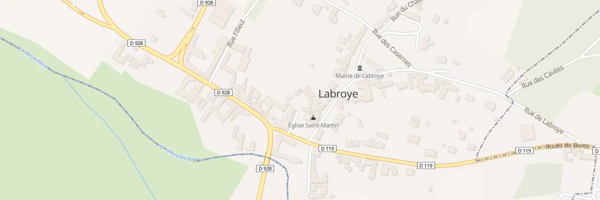 Plan du 1 Imp de l’Ancien Presbytere à Labroye