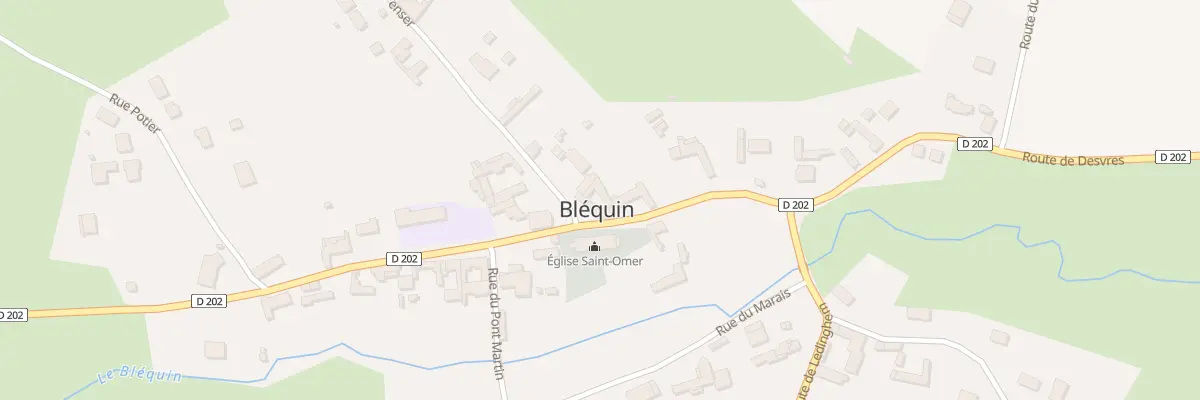 Plan du 2 Vc La Place à Bléquin