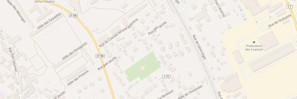 Plan du 29 Rue Maurice Berteaux à Vernouillet
